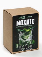 Подарочный набор для приготовления настойки «Мохито», набор специй, штоф - Фото 5