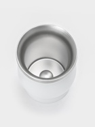 Калабас и бомбилья для приготовления чая Мате, 240 мл, с щёткой для чистки, нержавеющая сталь, белые - Фото 4