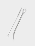 Калабас и бомбилья для приготовления чая Мате, 240 мл, с щёткой для чистки, нержавеющая сталь, белые - Фото 5