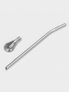 Калабас и бомбилья для приготовления чая Мате, 240 мл, с щёткой для чистки, нержавеющая сталь, белые - Фото 7