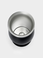 Калабас и бомбилья для приготовления чая Мате, 240 мл, с щёткой для чистки, нержавеющая сталь, чёрный 10785131