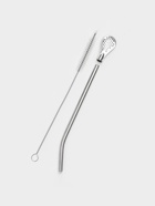 Калабас и бомбилья для приготовления чая Мате, 240 мл, с щёткой для чистки, нержавеющая сталь, чёрный 10785131