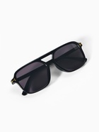 Очки солнцезащитные мужские, UV 375, линза 4.4×5.5 см, черные - Фото 5