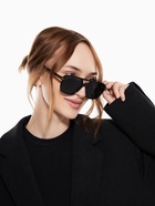 Очки солнцезащитные мужские, UV 375, линза 4.4×5.5 см, черные - Фото 7