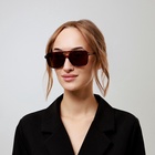 Очки солнцезащитные, uv 375, линза 4.4×5.5 см, ширина 14.7 см, дужка 14.2 см, темные - Фото 5