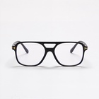 Очки имиджевые, uv 375, линза 4.4×5.5 см, ширина 14.7 см, дужка 14.2 см, прозрачные - Фото 3