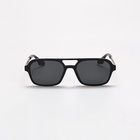 Очки солнцезащитные «Авиаторы», uv 400, линза 3.9×5.2 см, чёрный - Фото 3