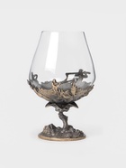 Бокал для коньяка 550 мл «Рыбалка», подарочный, стекло, цвет бронза - Фото 3