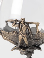 Бокал для коньяка 550 мл «Рыбалка», подарочный, стекло, цвет бронза - Фото 5