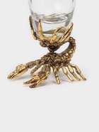 Рюмки для водки «Скорпион», подарочный набор на 3 персоны, рюмка 50 мл, золото - фото 33141866