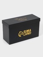 Рюмки для водки «Царь зверей», подарочный набор на 3 персоны, 50 мл, стекло, металл, золотистые - фото 33141878