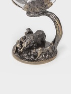 Рюмки для водки «Охота», подарочный набор на 3 персоны, 50 мл, стекло, металл, цвет бронза - Фото 4