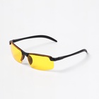 Очки для водителя мужские, антиблик, антифары, uv 380, ширина 14.3 см, набор 2 штуки - фото 32217075