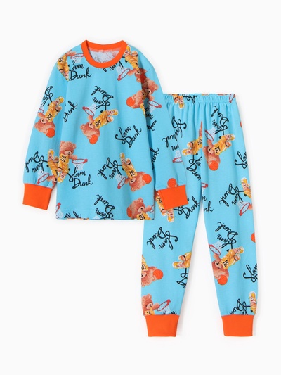 Пижама для мальчика «Мишка», голубая, рост 98 см