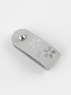 Бирка с кнопкой «Цветок» TEIRA, с тиснением, 8×1.5 см, 10 шт., серая - Фото 3