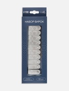 Бирка с кнопкой «Цветок» TEIRA, с тиснением, 8×1.5 см, 10 шт., серая - Фото 9