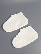 Чехлы для обуви, силиконовые, р-р S (26-34), 21 см, пара, белые - Фото 3