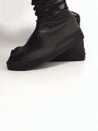 Чехлы для обуви, силиконовые, р-р L (40-44), 29 см, пара, чёрные - Фото 4