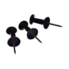 Кнопки силовые черные 50 штук в картонной коробке - Фото 2