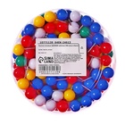 Кнопки силовые ШАРИКИ цветные 300 штук в банке - Фото 3