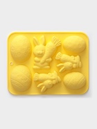 Форма для выпечки Доляна «Пасха», силикон, 7 ячеек, 18.5×14.5×2.5 см, жёлтая - Фото 2