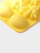 Форма для выпечки Доляна «Пасха», силикон, 7 ячеек, 18.5×14.5×2.5 см, жёлтая - Фото 4