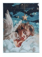 Алмазная мозаика с полным заполнением на холсте с подрамником «Ангел», 30×40 см - Фото 3