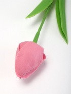 Мыльный фиолетовый тюльпан в коробке - Фото 3