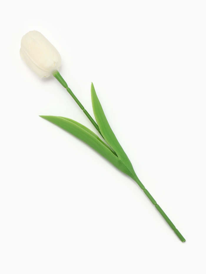 Мыльный белый тюльпан в коробке - Фото 1