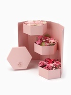 Подарочный набор, трехуровневая мыльная композиция, розовая - Фото 1