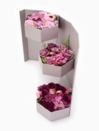 Подарочный набор, трехуровневая мыльная композиция, фиолетовая - Фото 4