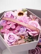 Подарочный набор, трехуровневая мыльная композиция, фиолетовая - Фото 7