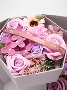 Подарочный набор, трехуровневая мыльная композиция, фиолетовая - Фото 10