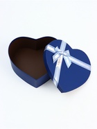 Набор подарочных коробок сердце 3 в 1, синий матовый, 31×27×13.3; 28×25×11.7; 26×23×10.3 см - Фото 6