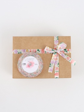 Лента атласная «Нежные пионы», 1.5 × 22.5 (± 1) м, разноцветная  (артикул 10515673)  большой выбор товаров оптом и в розницу по низким ценам с доставкой