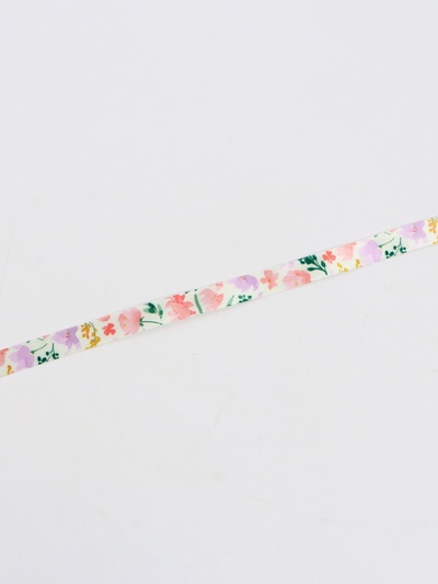 Лента атласная «Нежные пионы», 1.5×22.5 (± 1) м, разноцветная