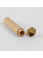 Игольница-туба, 8.6×1.8×8 см, дерево, коричневая - Фото 4