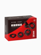 Кольцо эрекционное «Box A», набор 4 шт., гелевый силикон, черный - Фото 9