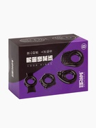 Кольцо эрекционное «Box B», набор 4 шт., гелевый силикон, черный - Фото 9