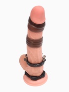 Кольцо эрекционное «Box C», набор 4 шт., гелевый силикон, черный - Фото 3