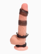 Кольцо эрекционное «Box C», набор 4 шт., гелевый силикон, черный - Фото 2