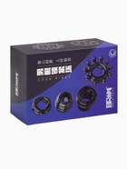 Кольцо эрекционное Box C, набор 4 шт., гелевый силикон, черный 10749648 - фото 14547789