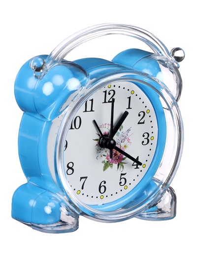 Часы будильник настольные, на батарейках, 10.5 х 4 х 11.5 см, циферблат d-7.3 см