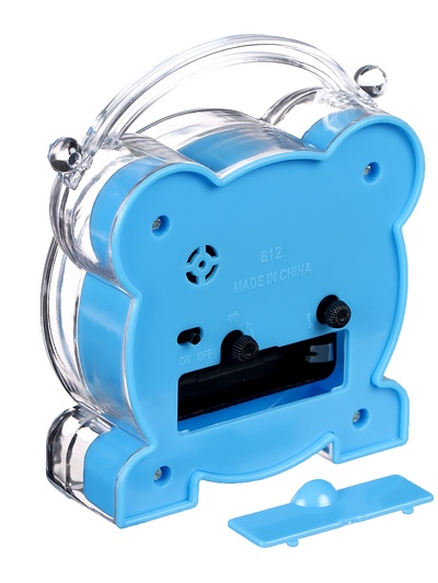 Часы будильник настольные, на батарейках, 10.5 х 4 х 11.5 см, циферблат d-7.3 см