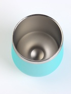 Калабас и бомбилья для приготовления чая Мате, 350 мл, с щёткой для чистки, нержавеющая сталь, мятные - фото 34470585