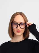 Очки для компьютера, антибликовые, 5.1×4 см, ширина 14.4 см, дужка 13.8 см, черная оправа - Фото 12