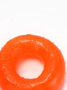 Игрушка жевательная «Кольцо» прозрачная, PP, 6.7×2 см, оранжевая - фото 60855389