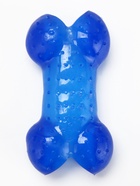 Жевательная игрушка для собак «Кость малая», 8.5 см, суперпрочная, голубая - Фото 2