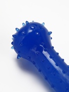 Игрушка-дразнилка для собак «Поймай меня!», 9.5 см, прозрачная, PP, синяя - Фото 5