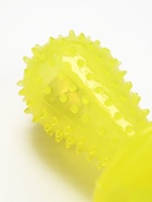 Игрушка жевательная «Соска» прозрачная, PP, 9.5 см, жёлтая - Фото 3